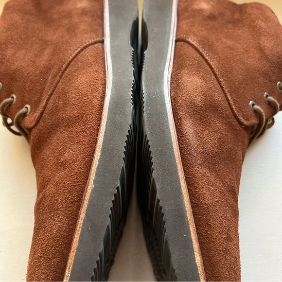 Samuel Hubbard Mahogany Brown Suede Re-Boot Chukka Lace Up Boots Men’s Size 13 - Picture 8 of 15